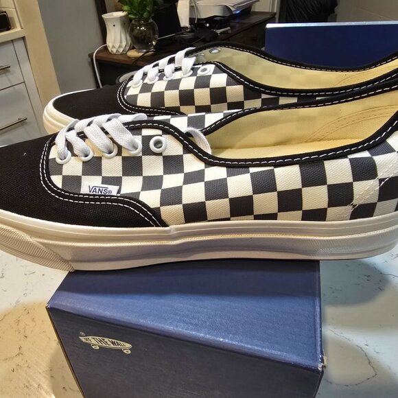 Vans LX Authentic 44 Sneaker in Checkerboard Ashalt VN000EBN1O7 MENS 12 NEW - Picture 5 of 14